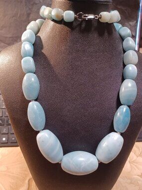 H*U*G*E Aquamarine Necklace